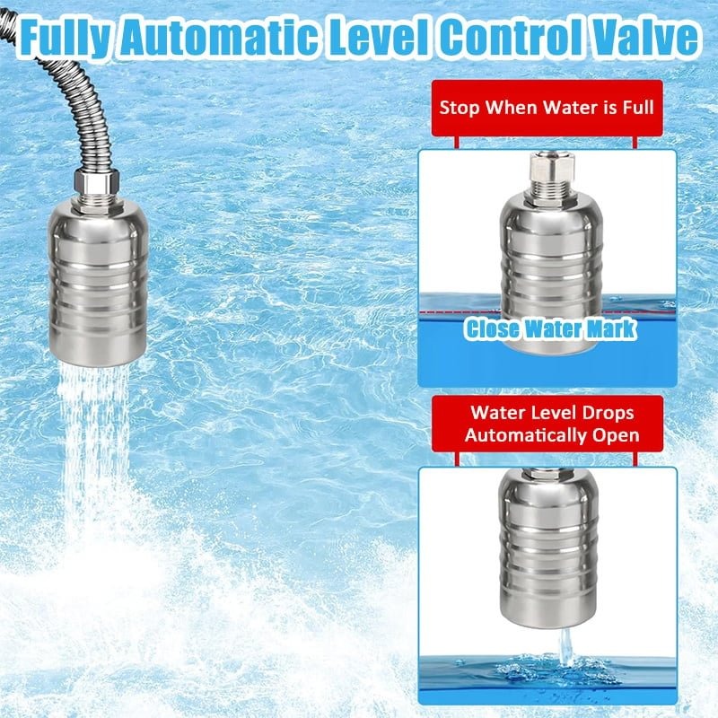 Stainless Steel Float Ball Valve for Automatic Tank Water Level Control