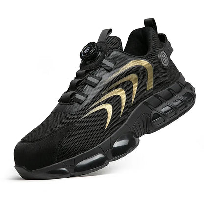 Tough Waterproof Hiking Work Boots with Grip Sole