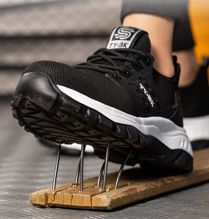 Breathable Men's Steel Toe Work Shoes