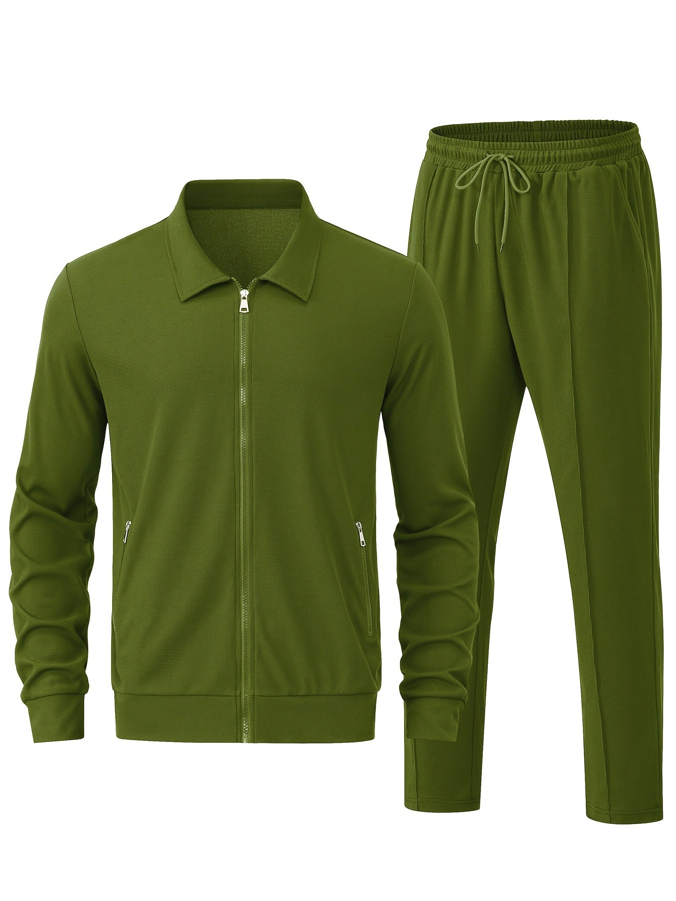 Athletic Mens Tracksuit Jacket and Pant Set
