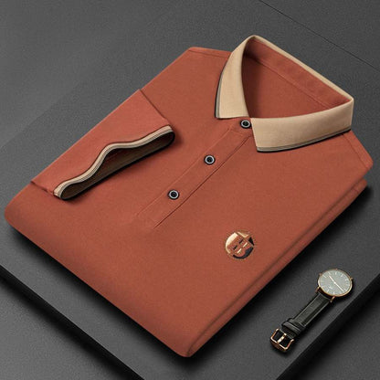 Men's Summer Comfortable Breathable Business Style Short Sleeves