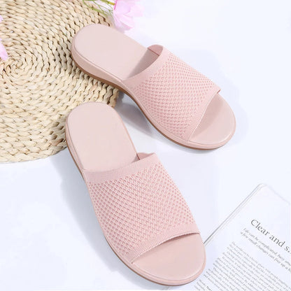 Soft Summer Flat Sandals - Casual Beach Shoes