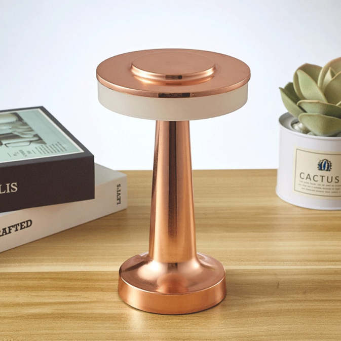Cordless Table Lamp - Mushroom LED Wireless Lamp - Table Light