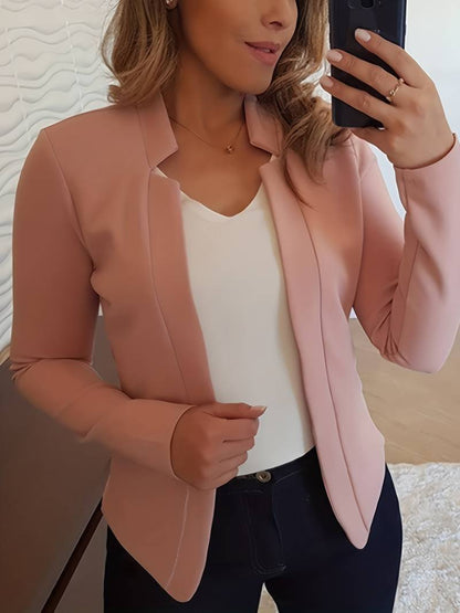Timeless Fit Open Front Women's Business Jacket