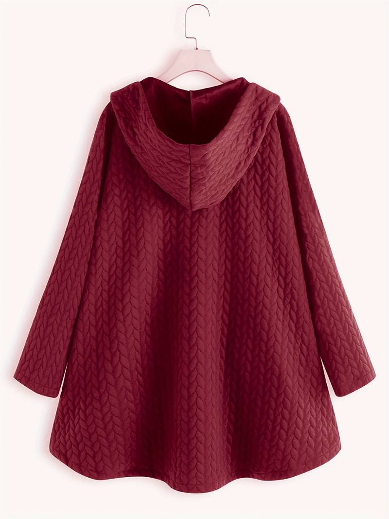 Warm Hooded Women's Parka Coat