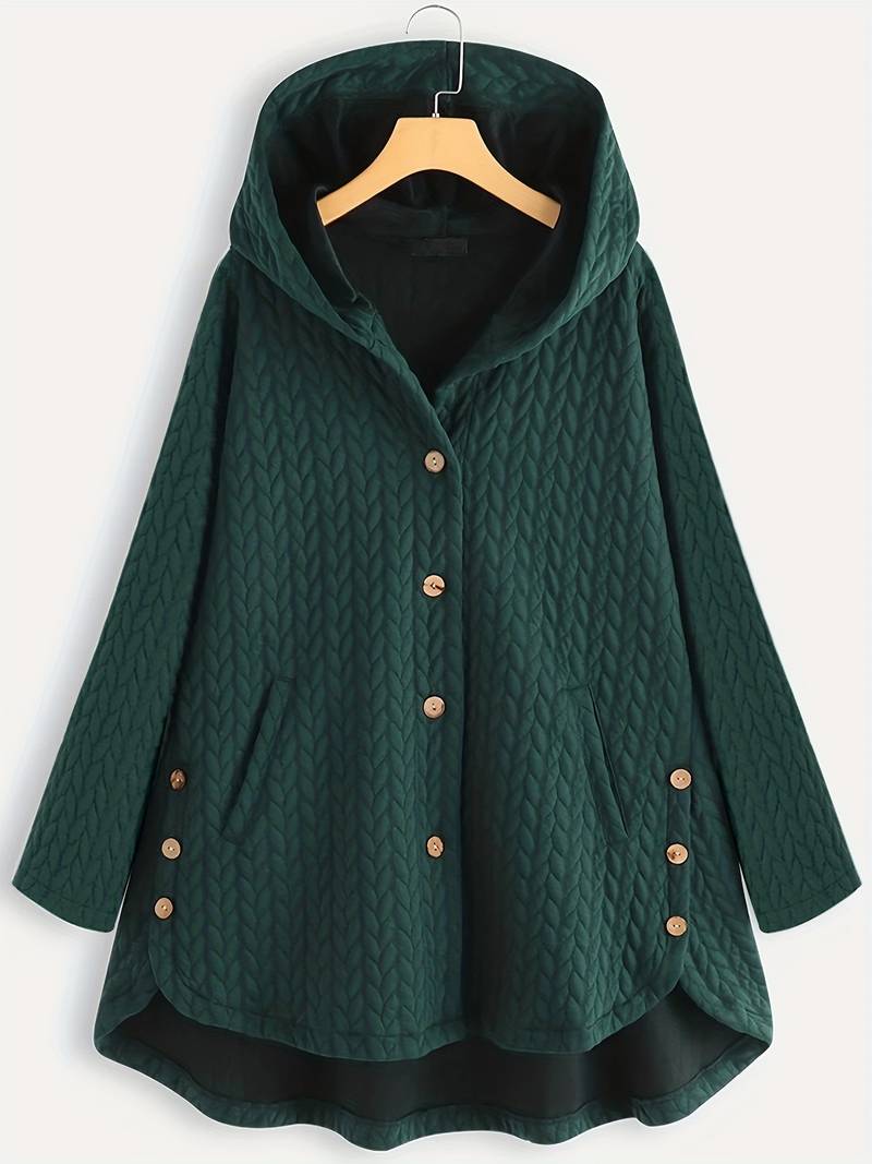 Warm Hooded Women's Parka Coat