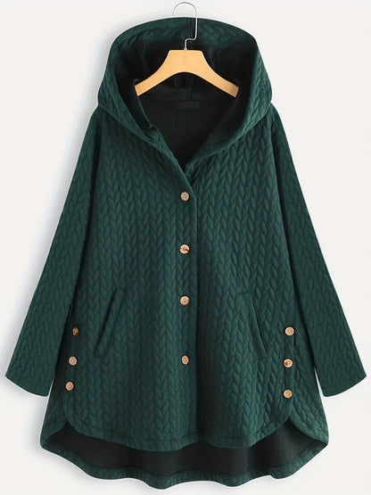 Warm Hooded Women's Parka Coat