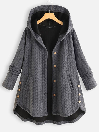 Warm Hooded Women's Parka Coat