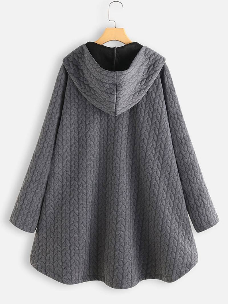 Warm Hooded Women's Parka Coat