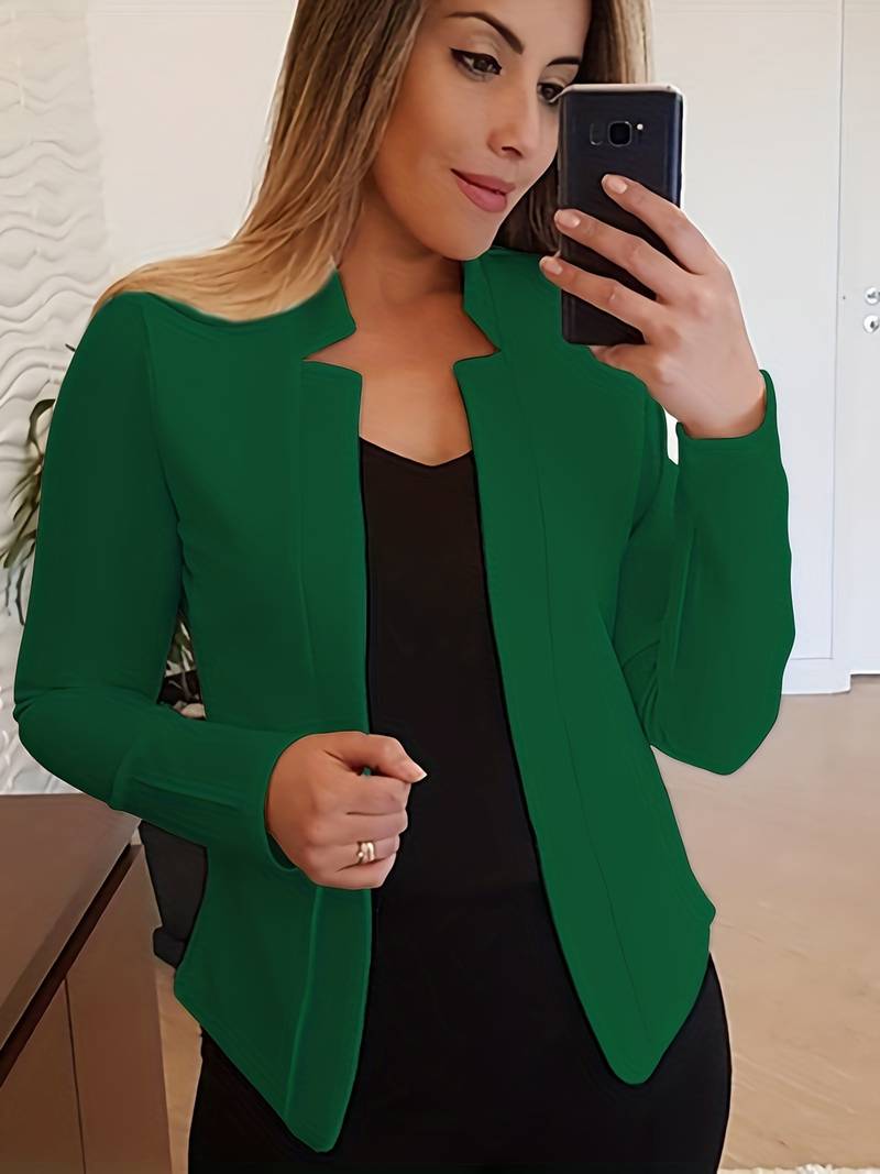 Timeless Fit Open Front Women's Business Jacket