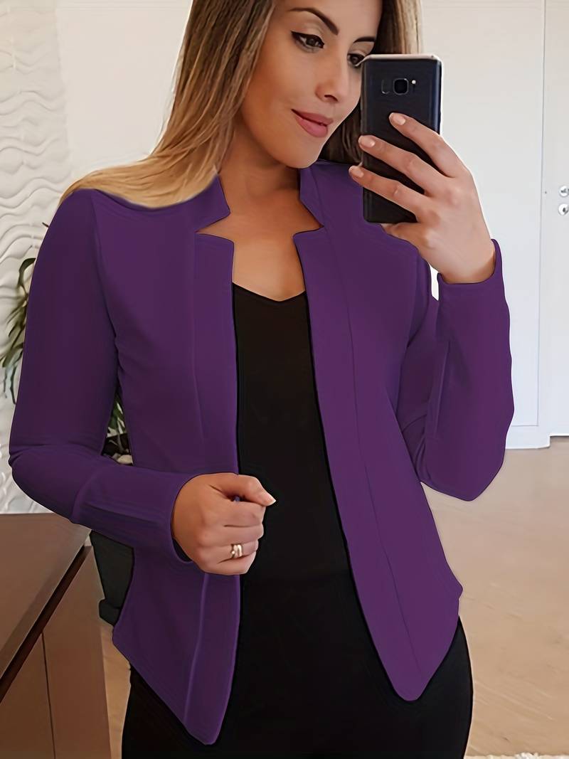 Timeless Fit Open Front Women's Business Jacket
