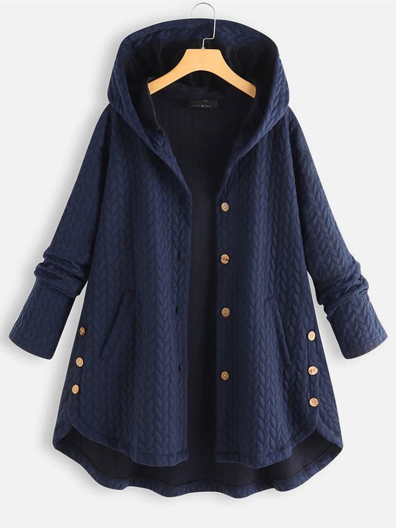 Warm Hooded Women's Parka Coat