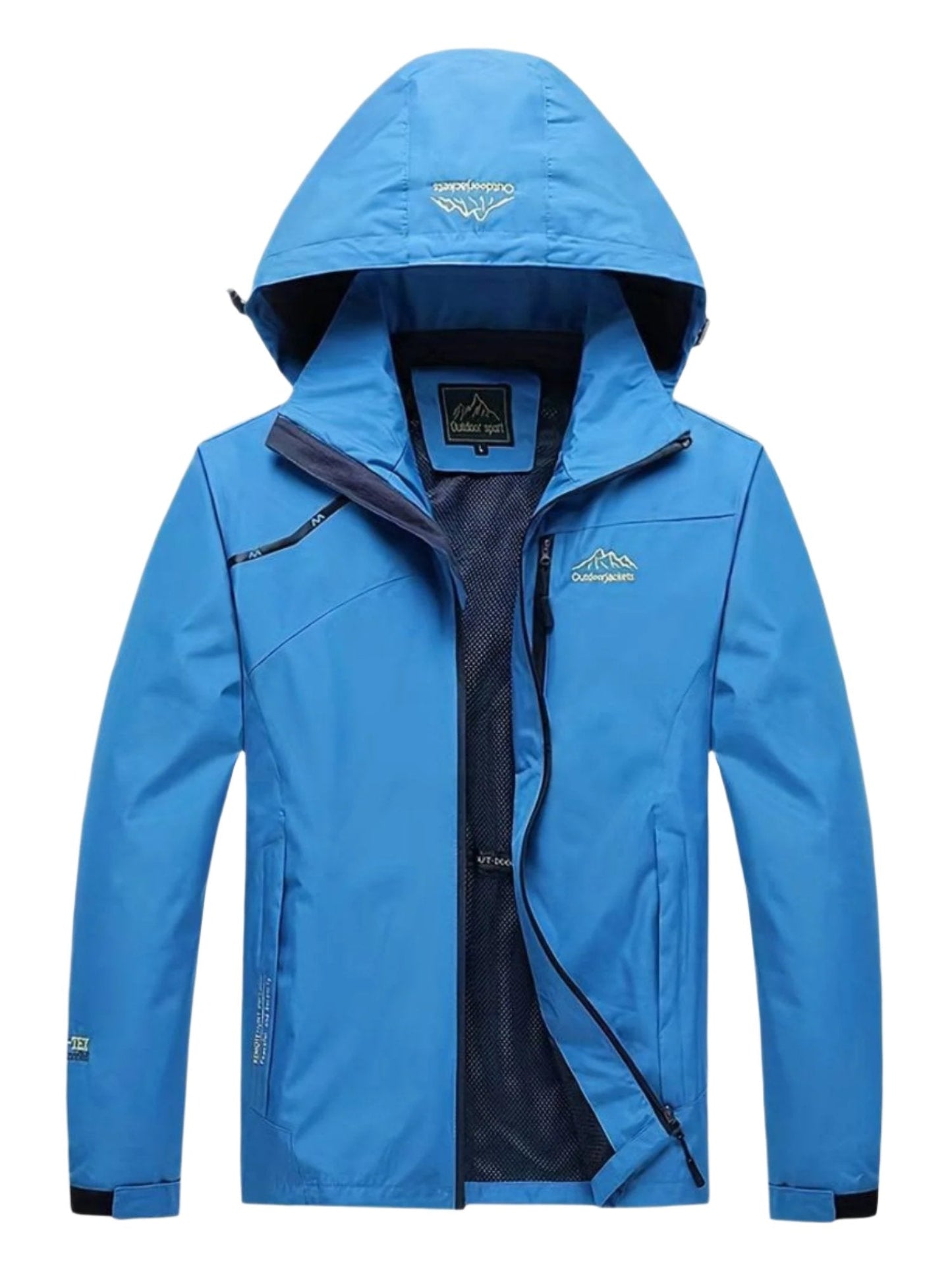 Breathable Fall Jacket Fitted Waterproof Coat - OutfitLondon