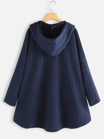 Warm Hooded Women's Parka Coat
