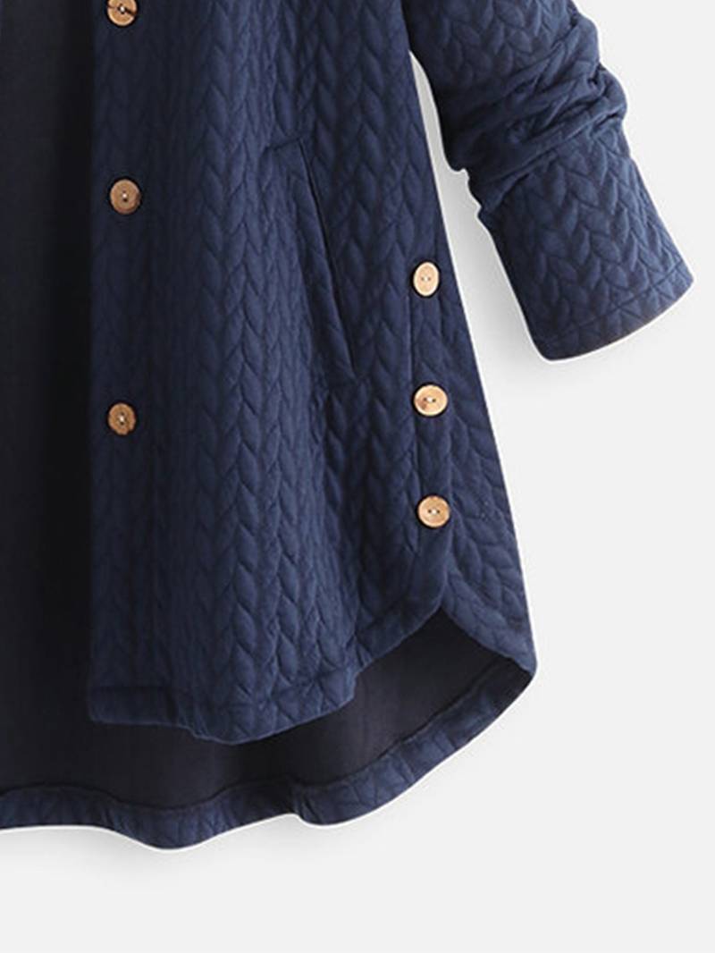 Warm Hooded Women's Parka Coat
