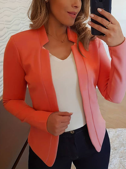 Timeless Fit Open Front Women's Business Jacket