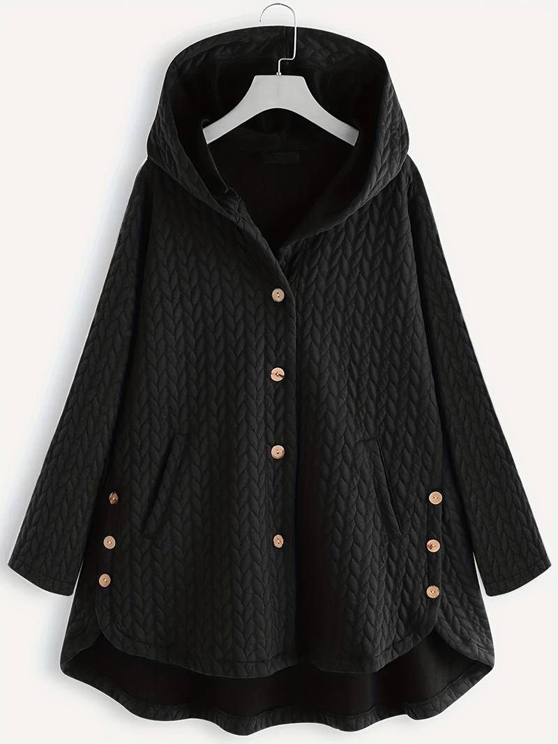 Warm Hooded Women's Parka Coat