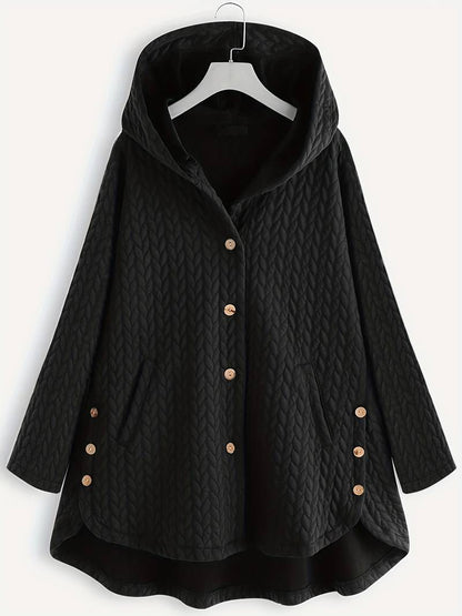 Warm Hooded Women's Parka Coat