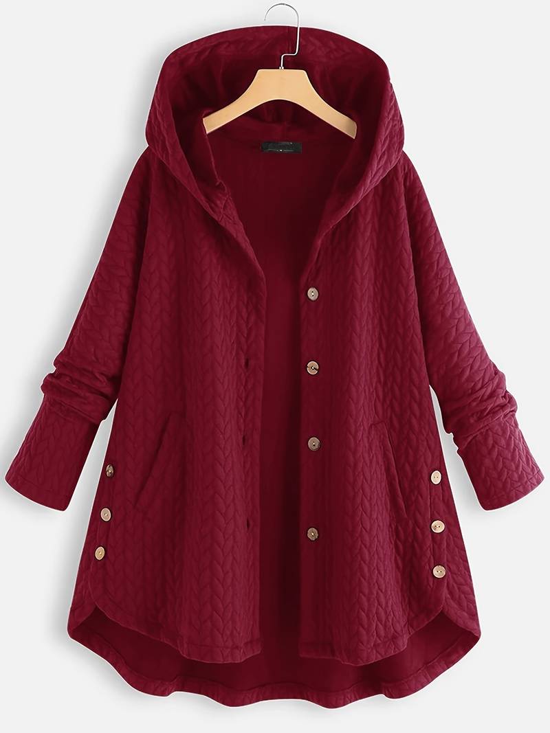 Warm Hooded Women's Parka Coat