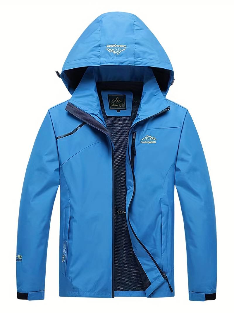Warm Waterproof Coat For Men With Pockets - OutfitLondon
