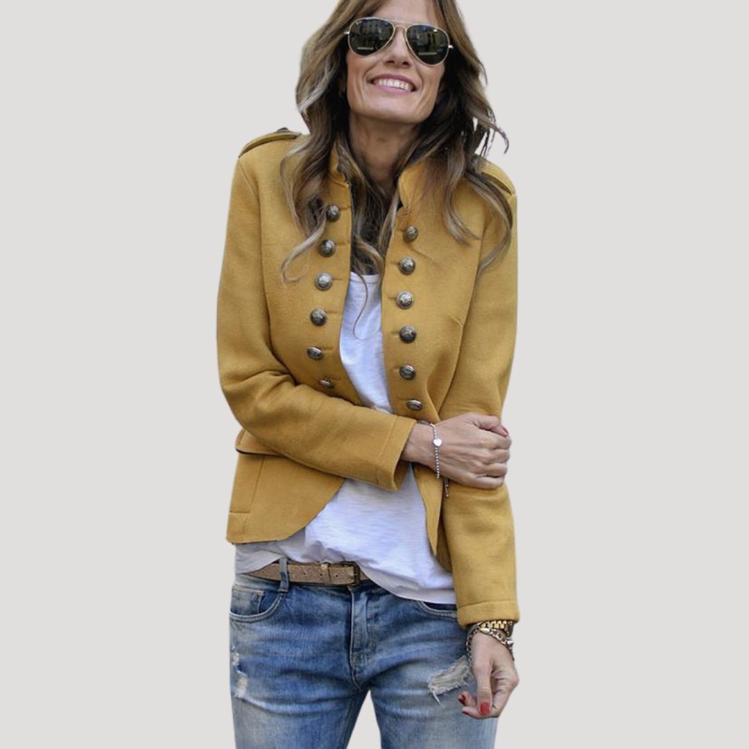 Vintage Military Style Ladies Jacket