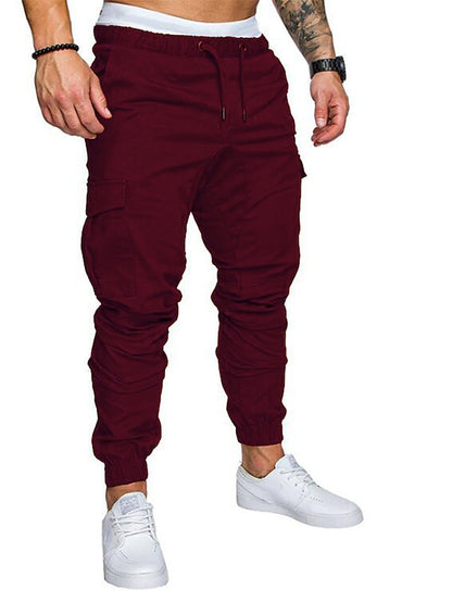 Men's Cargo Pants Trousers Multiple Pockets