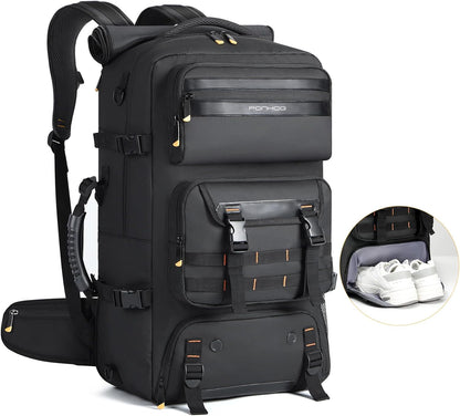Large Water Resistant Convertible Travel Rucksack with Laptop Sleeve - OutfitLondon
