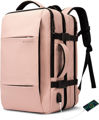 Spacious 26-45L Water Resistant Hiking Rucksack with Laptop Compartment
