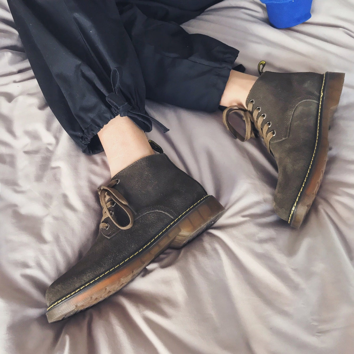 Men's Classic Leather Lace-Up Boots