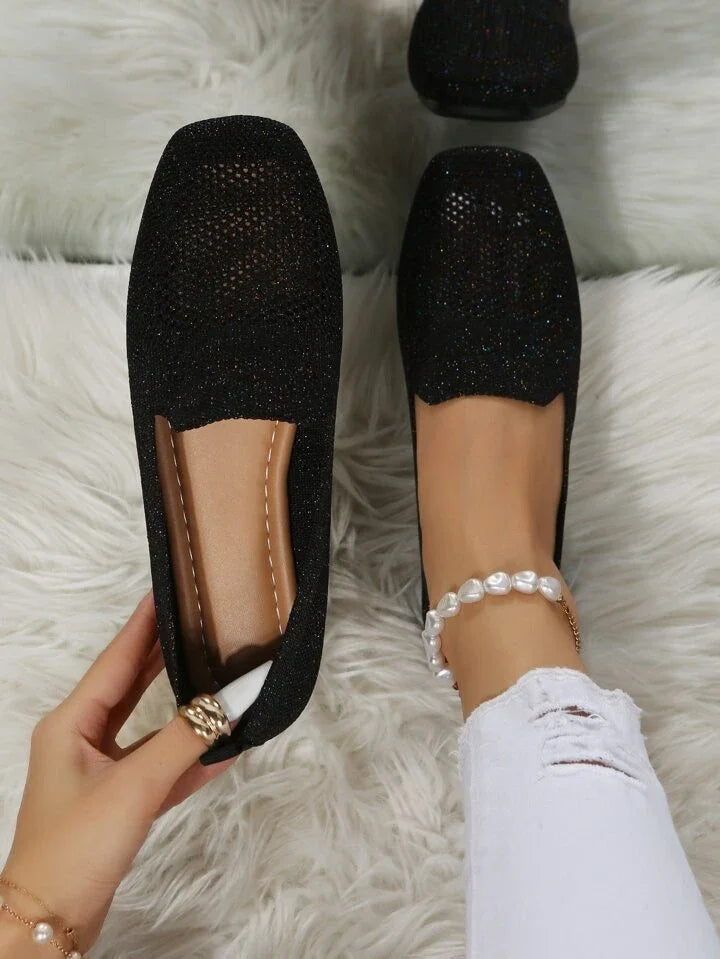 Step-In Elegance: Orthopedic Non-Slip Flat Shoes - Comfort Meets Style