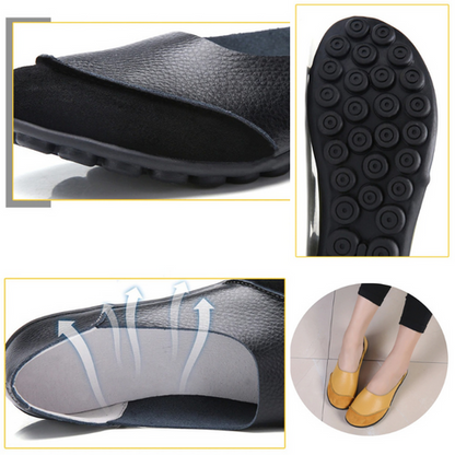 Women's Lofors Loafers Moccasins Soft Leather Flats