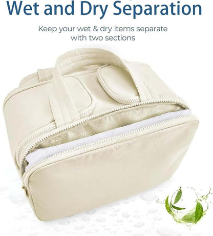 Spacious 4-in-1 Travel Makeup Bag