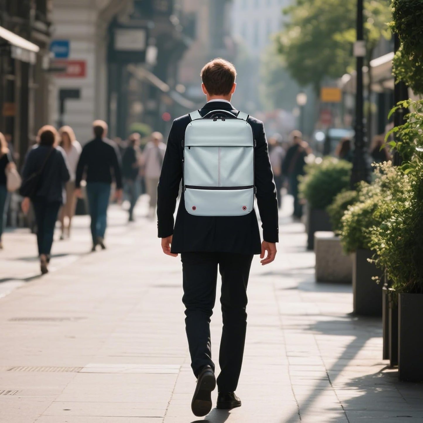 Large Water Resistant Travel Backpack with Compression