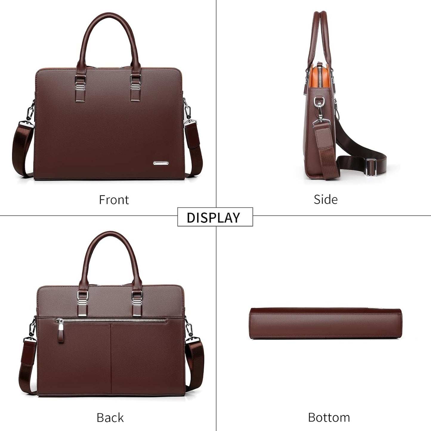 Premium Leather Executive Laptop Bag