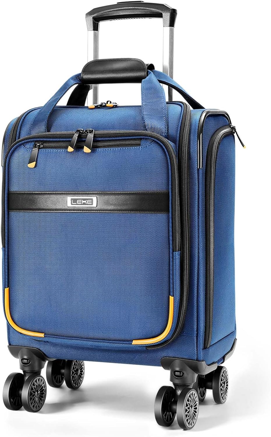 Compact Underseat Luggage with 360 Wheels & Laptop Sleeve
