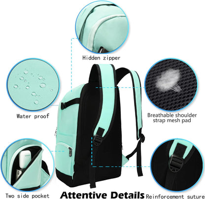 Compact 15.6 Business Laptop Backpack with Multiple Pockets