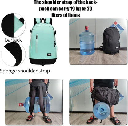 Compact 15.6 Business Laptop Backpack with Multiple Pockets