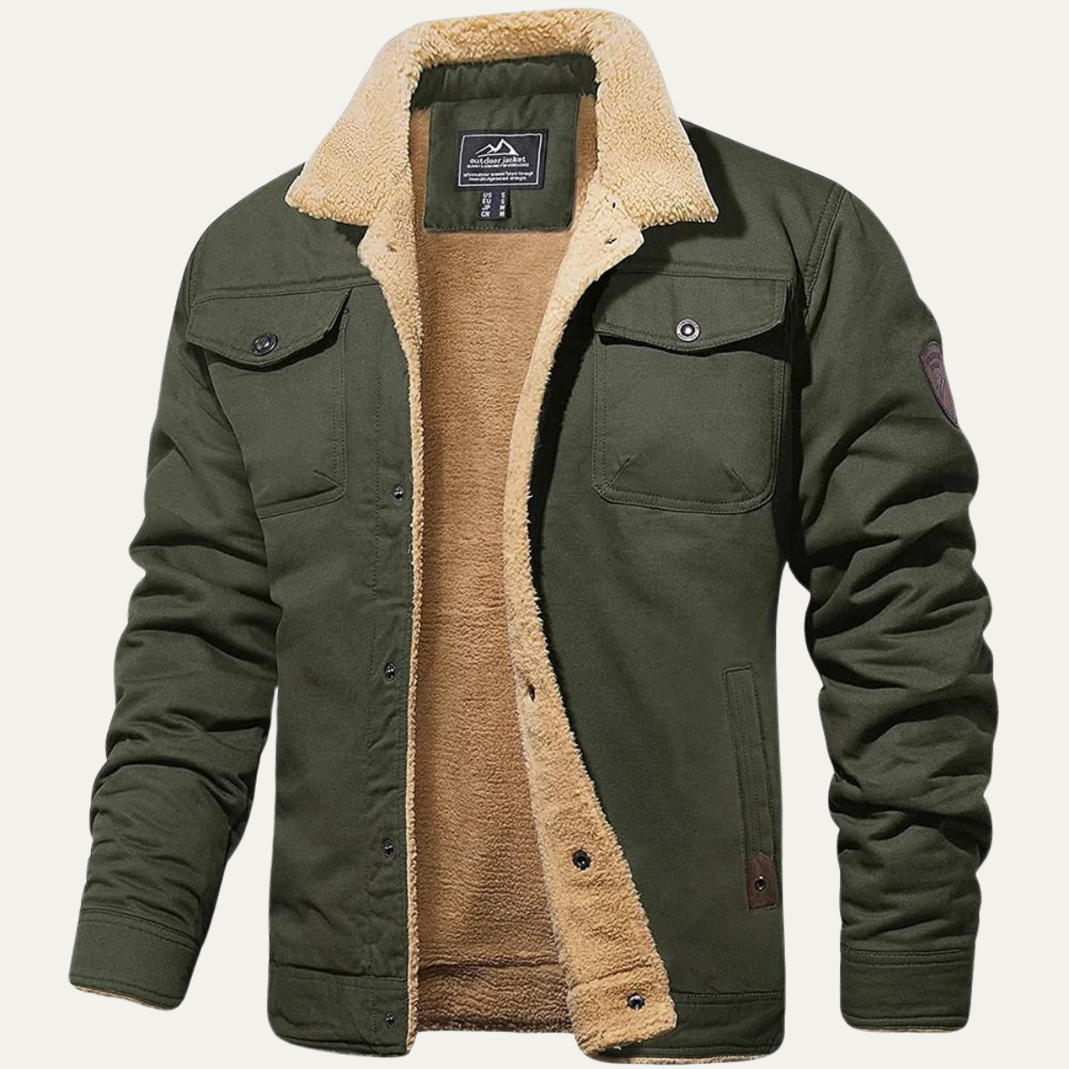 Thermal Insulated Mens Winter Parka Coat