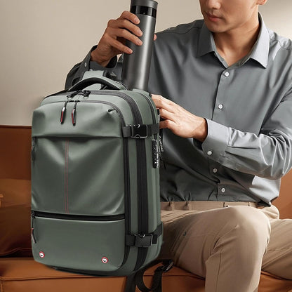 Waterproof Expandable 60L Travel Backpack with Laptop Sleeve