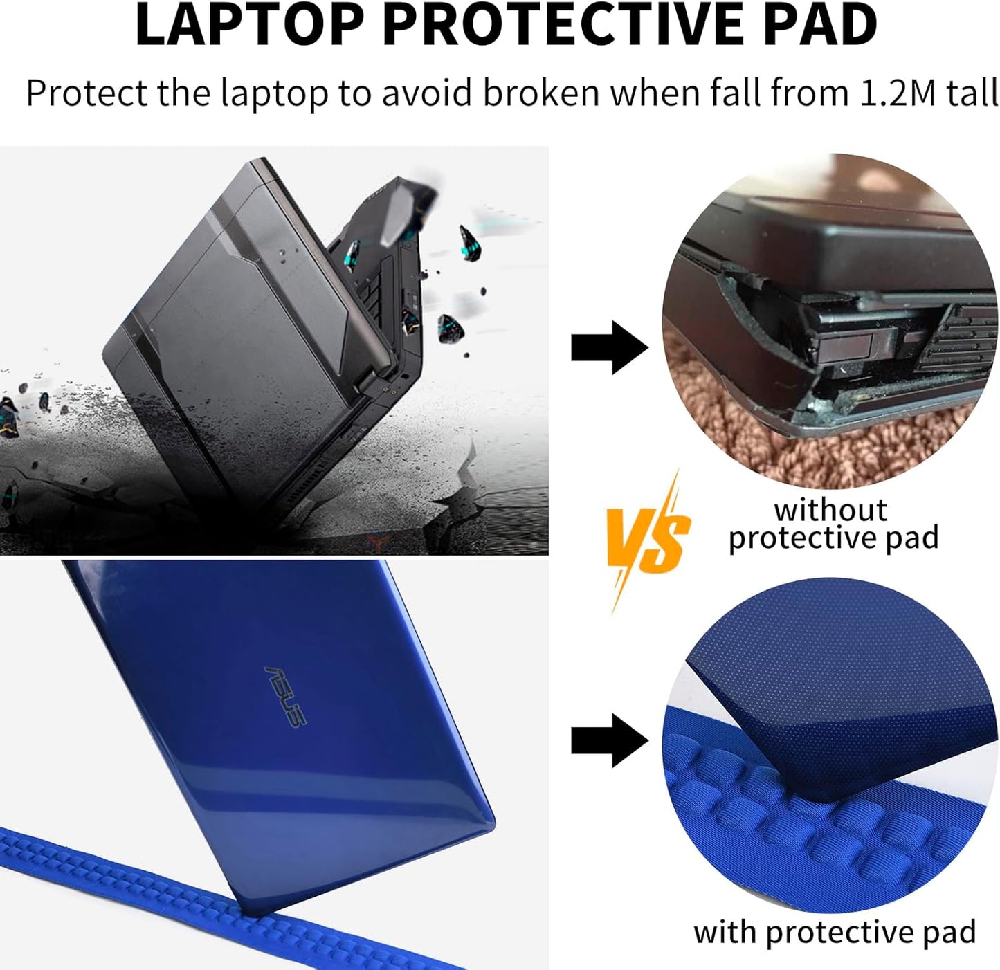 Durable Commuter Laptop Bag with USB Charger & Multiple Pockets