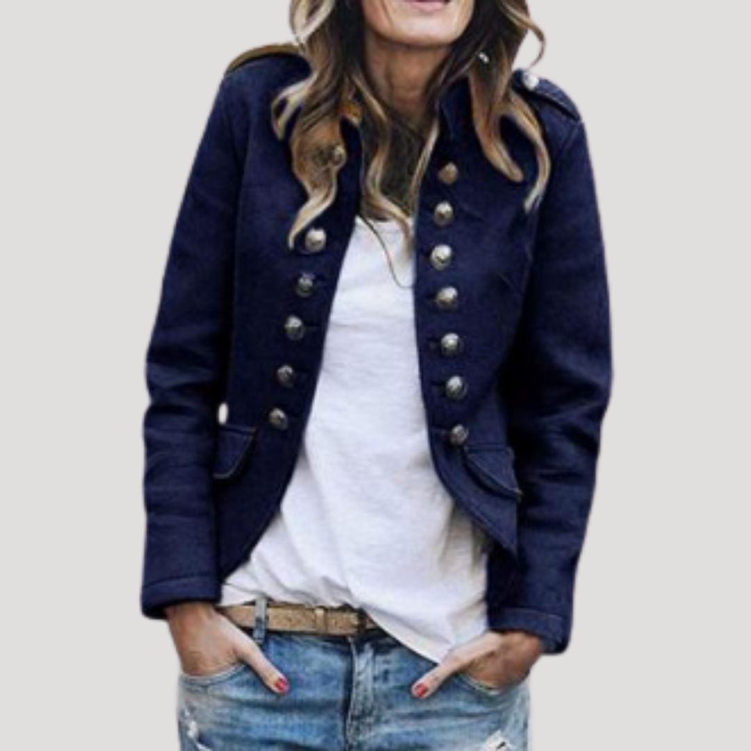 Vintage Military Style Ladies Jacket