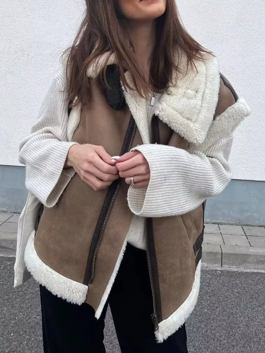 Warm Padded Down Vest Coat - OutfitLondon