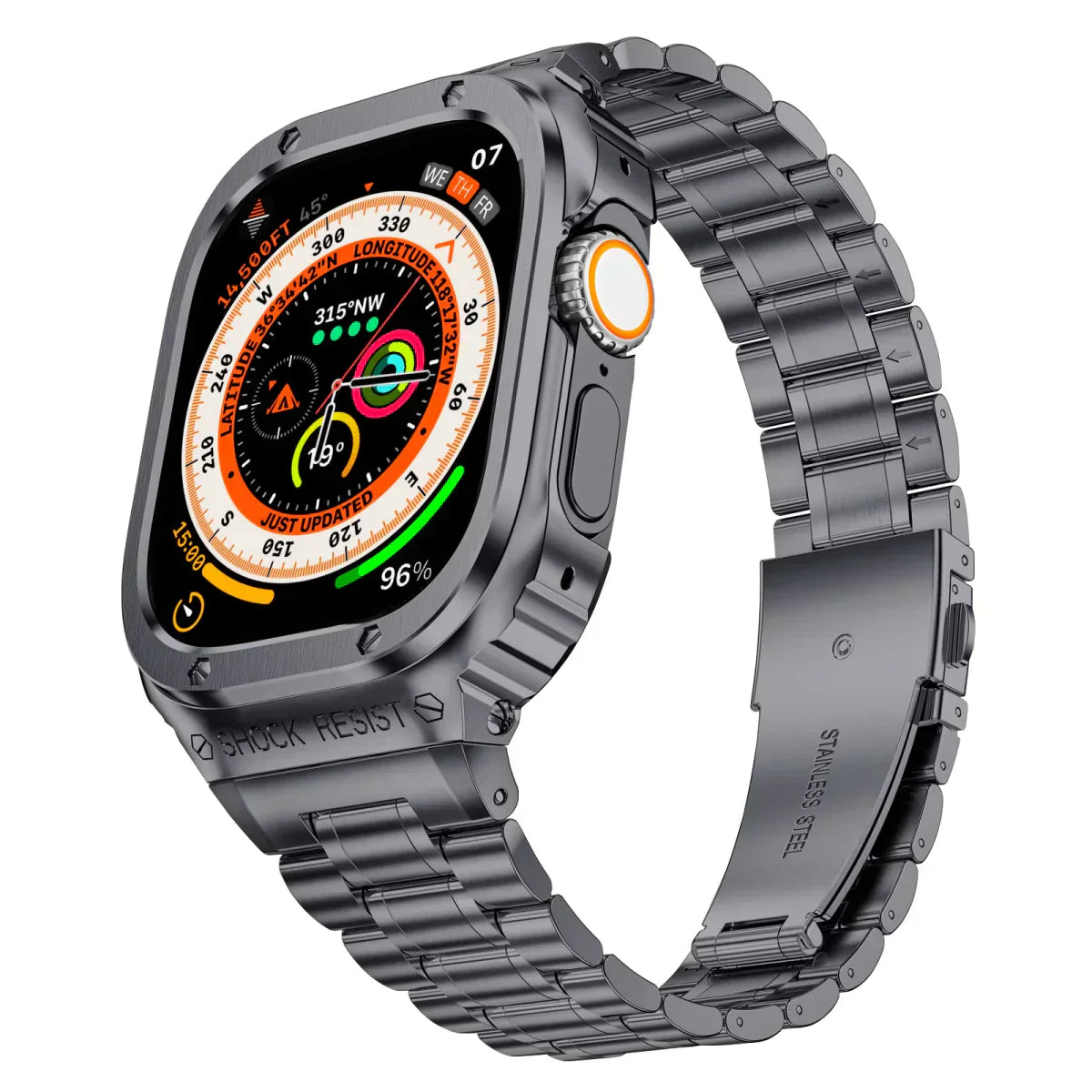 Sturdy Stainless Steel Band for Apple Watch