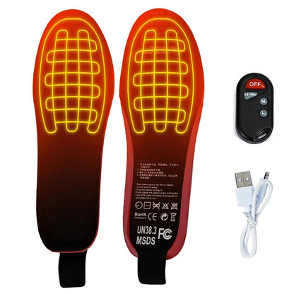 Rechargeable Heated Insoles With Remote