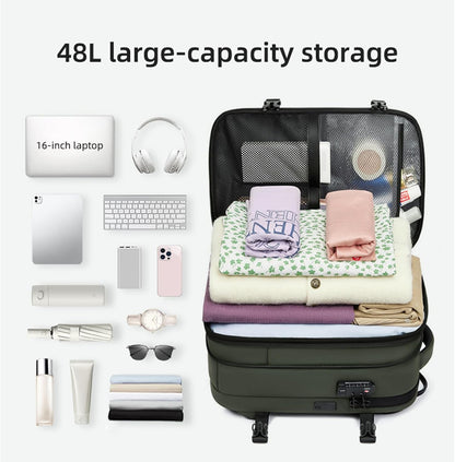 Large Water Resistant Travel Backpack with Compression