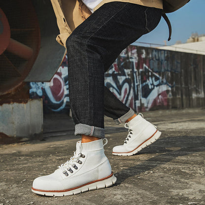 Men's Walking Punk Ankle Boots