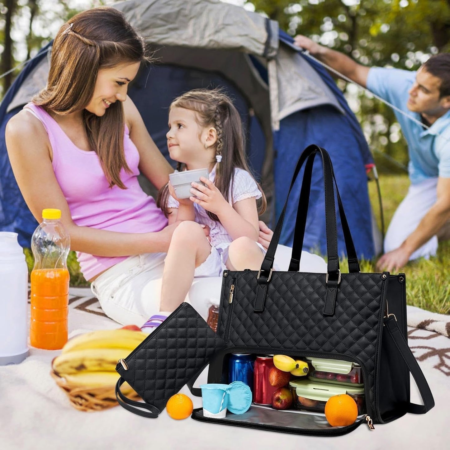 Reusable Thermal Lunch Bag and Laptop Carrier