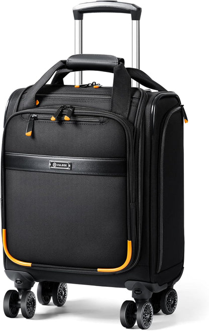 Compact Underseat Luggage with 360 Wheels & Laptop Sleeve - OutfitLondon