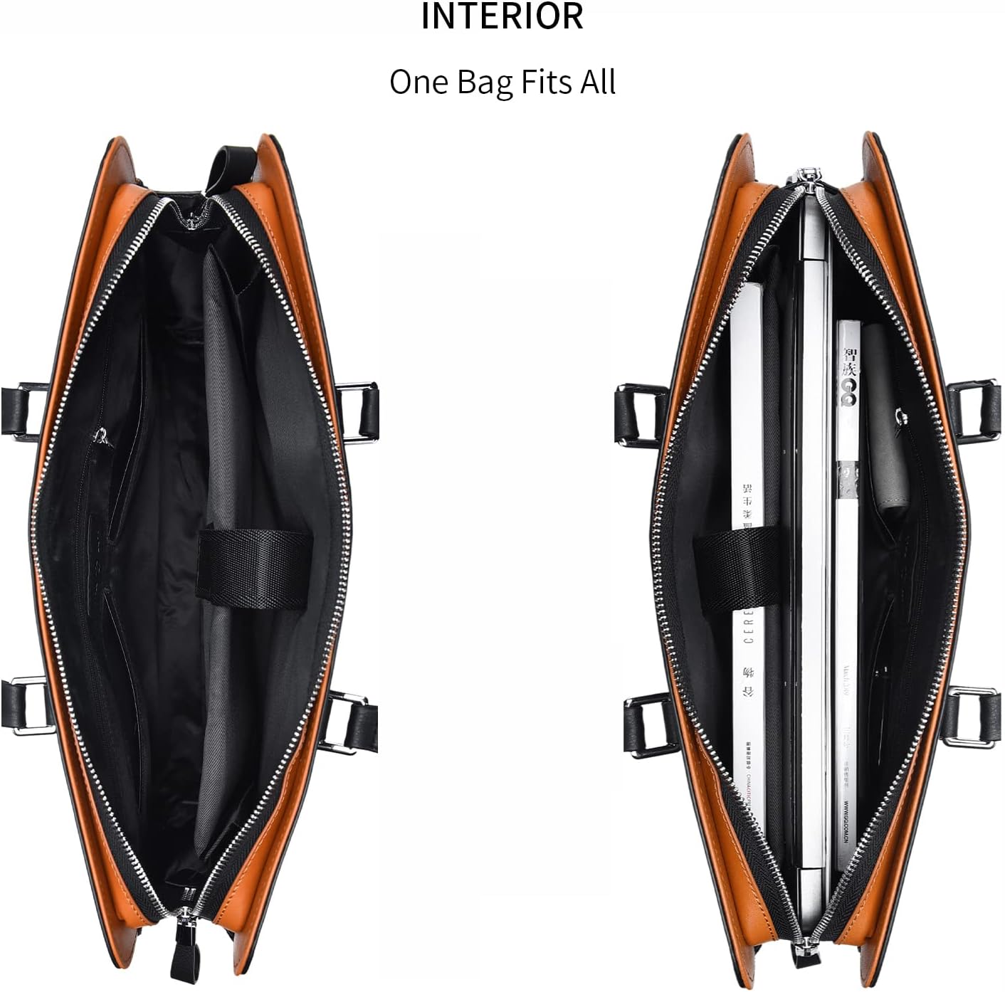 Premium Leather Executive Laptop Bag