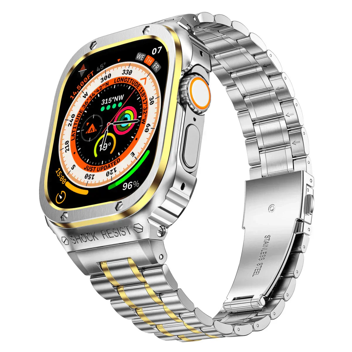 Sturdy Stainless Steel Band for Apple Watch